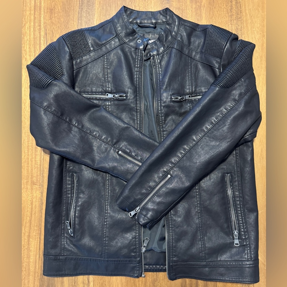 First Wave - Faux Leather Moto - Boys size 14/16